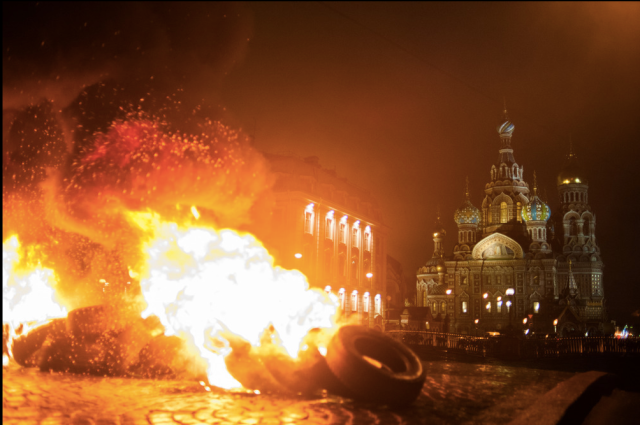 Petr Pavlensky's Freedom action 